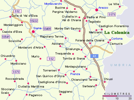 La Colonica - Location